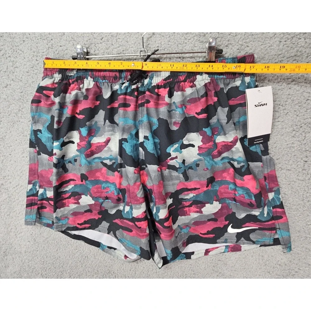 Nike Swim Trunks Men's XXL Dusty Cactus Camo 4 Way Stretch Shorts NWT